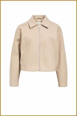 Alternative view of OBJECT--OBJPOLLY L/S SHORT JACKET beige-OBJ250048