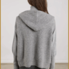 Nukus-Lilly gilet zipper grey-NUK250147