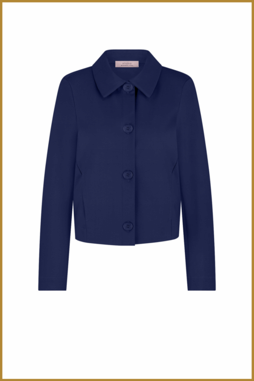 STUDIO ANNELOES- Hilly bonded jacket-ink blue-STU250074 - Afbeelding 2