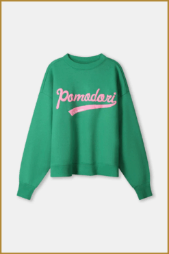 Alternative view of POM- SWEATER - Pomodori Pine Green -POM250090