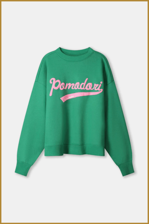 POM- SWEATER - Pomodori Pine Green -POM250090 - Afbeelding 2