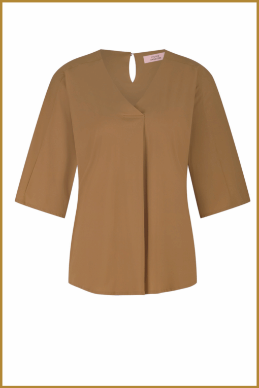 STUDIO ANNELOES- Marly top caramel-STU250073 - Afbeelding 2