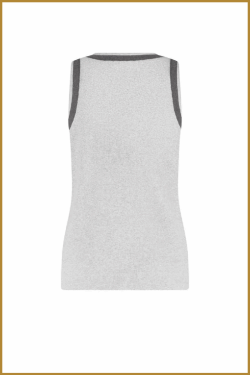 Nukus-Nice singlet studs light grey-NUK250145 - Afbeelding 2