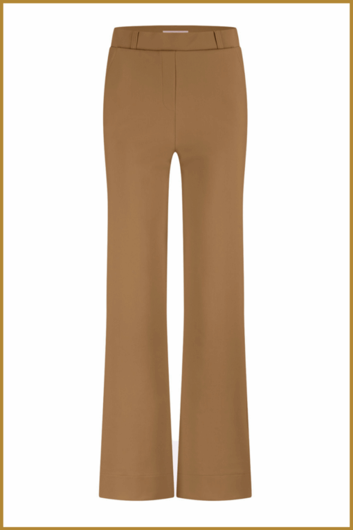 STUDIO ANNELOES-   Lexie bonded trousers caramel-STU250070 - Afbeelding 2