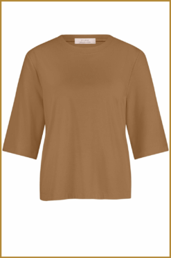 Alternative view of STUDIO ANNELOES- Fiore tshirt caramel-STU250071