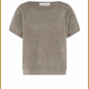 NUKUS- Anita top lurex bruin-NUK250168