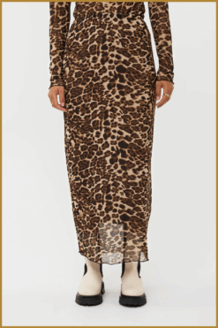 YDENCE- Skirt Safia panter-YDE250027