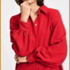 POM- Blouse chili red-POM250103