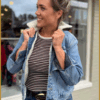 LEE- SHERPA JACKET blue-LES250023