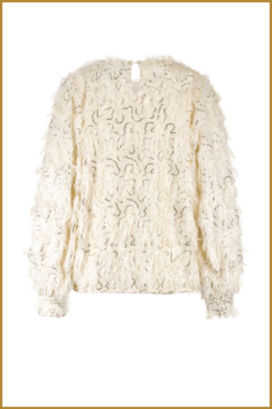 Alternative view of Nukus-Jade top off white-NUK250121