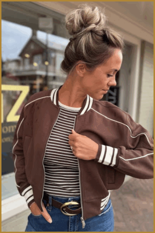 INUZ-Bomber Judith choco-TUR250010