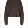 Nukus-Gabi pullover dark chocolate-NUK250124