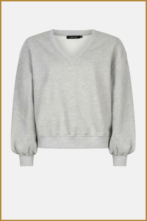Ydence Sweater Kyomi grey melange