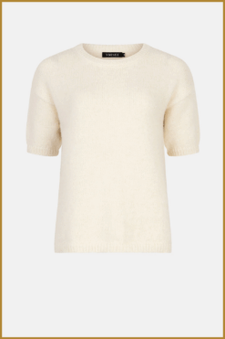 Alternative view of YDENS-knitted sweater eddie ecru-YDE250033