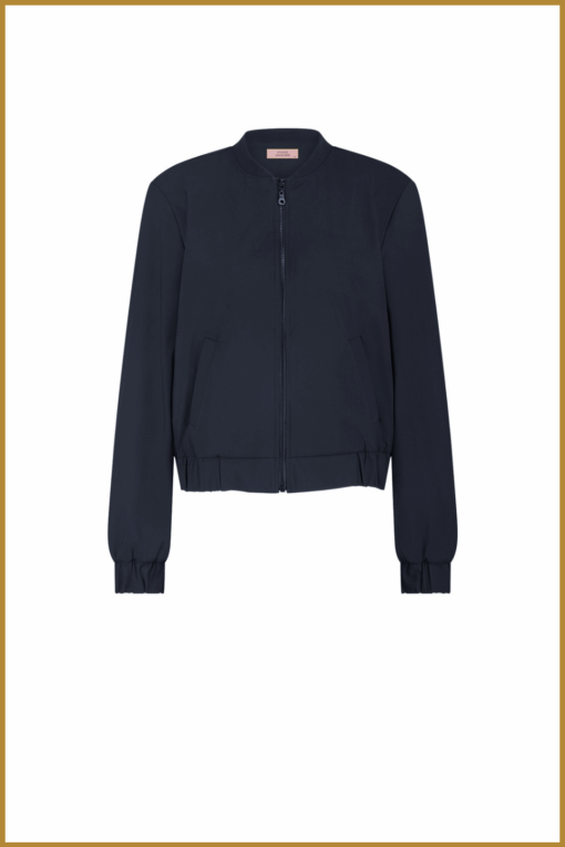 STUDIO ANNELOES-Benja bomber dark blue-STU250091 - Afbeelding 2