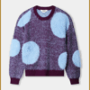 POM- PULLOVER - Dots Plum paars-POM250072