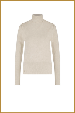 Alternative view of Nukus-Sylvia pullover lurex sand-NUK250123