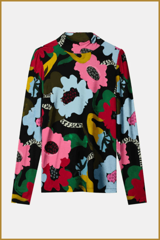 POM-TURTLENECK - Autumn Garden multi-POM250100 - Afbeelding 2