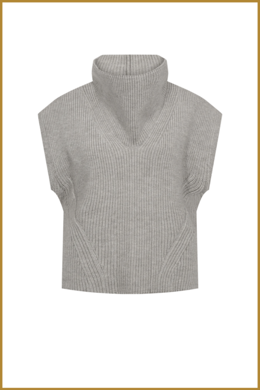 MUSE-CMYARI-WAISTCOAT grijs-MUS250053