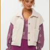 YDENCE- Gilet Rejou ecru -YDE250031