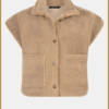 YDENCE- Gilet Rejou beige-YDE250030