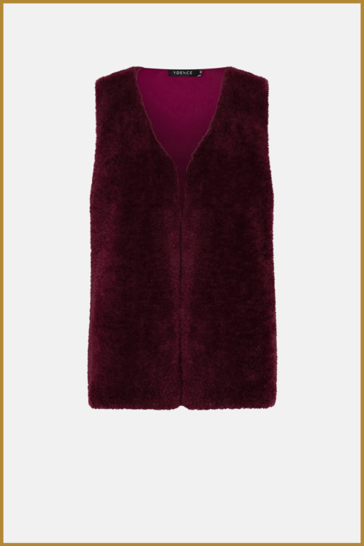 YDENCE- ilet Sascha burgundy-YDE250032 - Afbeelding 2