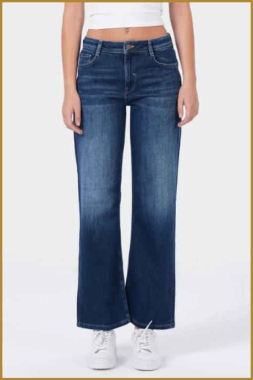 MOD-N icole wide leg blauw-MOD250008