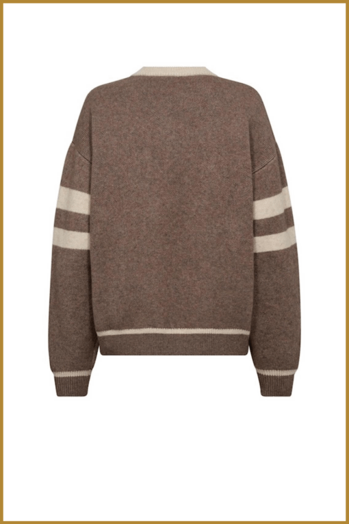CO COUTURE -  RowCC Coco Logo Knit bruin-COC250019 - Afbeelding 2