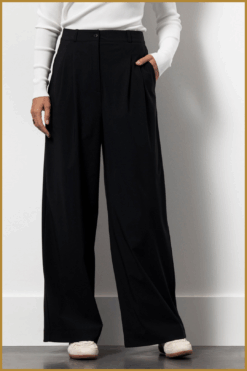 STUDIO ANNELOES-Scout trousers black-STU250085