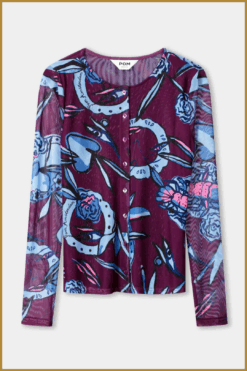 Alternative view of POM- TOP - Mystic Dinner purple-POM250225
