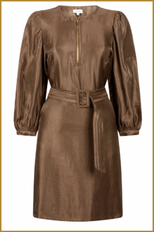 AAIKO-jurk SEMIRA SHINE VIS 545 groen-AAI250065 - Afbeelding 2