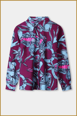 Alternative view of POM-  BLOUSE - Mila Mystic Dinner paars-POM25069