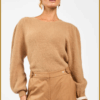 AAIKO-sweaters DENIZE WP 389 bruin-AAI250060