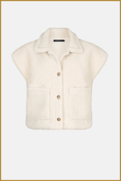 Alternative view of YDENCE- Gilet Rejou ecru -YDE250031