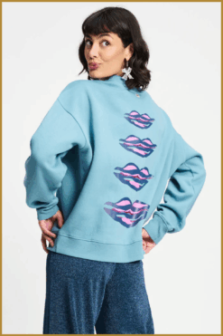 POM-  SWEATER - Dawn Blue -POM250071