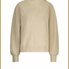 Nukus-Daytona pullover lurex sand-NUK250128