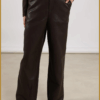 Nukus-Fenna pants dark chocolate-NUK250135
