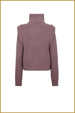 Alternative view of MUSE-  CMYARI-PULLOVER lilac-MUS250058