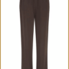 Nukus-Gaia pants dark chocolate-NUK250136