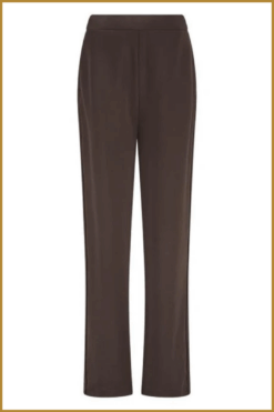 Alternative view of Nukus-Gaia pants dark chocolate-NUK250136