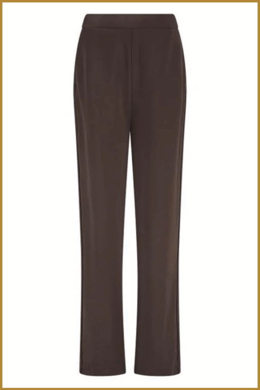 Nukus-Gaia pants dark chocolate-NUK250136 - Afbeelding 2