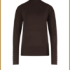 Nukus-Silvi pullover dark chocolate-NUK250125