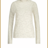 Nukus-Puck top leaf paillet off white-NUK250120