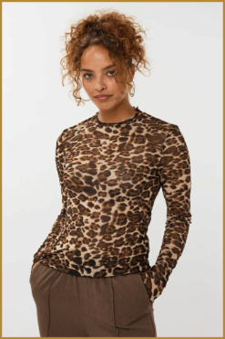 YDENCE -   Top Shiva panter-YDE250026