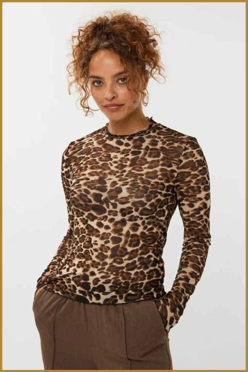 YDENCE -   Top Shiva panter-YDE250026