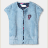 POM- - Fur Misty Blue blauw-POM250075