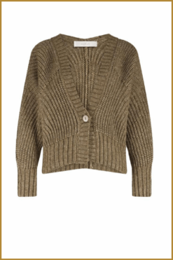 Alternative view of Nukus-Jolijn cardigan light fango-NUK250131
