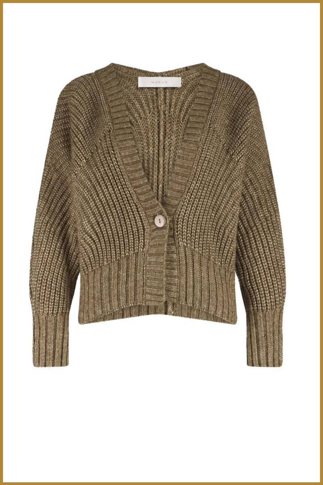 Nukus-Jolijn cardigan light fango-NUK250131 Nukus-Jolijn cardigan light fango-NUK250131 - Afbeelding 2