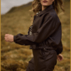 Nukus-Fiene jacket dark chocolate-NUK250137