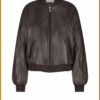 STUDIO ANNELOES-Mayte faux bomber bruin-STU250099